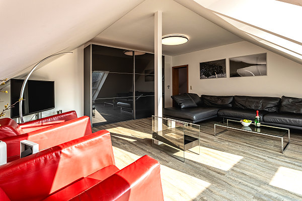 Wohnzimmer in der Ferienwohnung Raum in Koserow auf Usedom