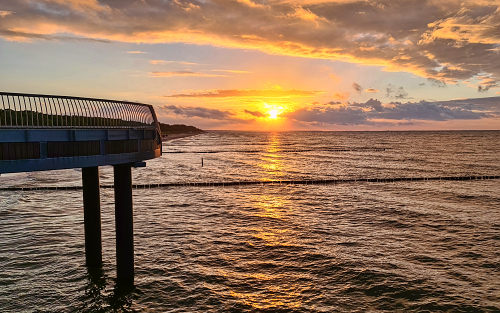 Die Ostsee auf der Insel Usedom