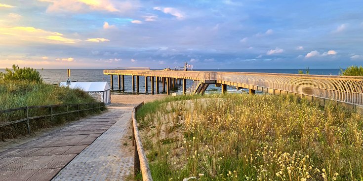 Blick zur Ostsee in Koserow auf Usedom