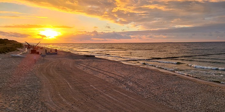 Blick zur Ostsee in Koserow auf Usedom